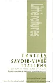 Tapa de Traités de savoir-vivre en Italie =