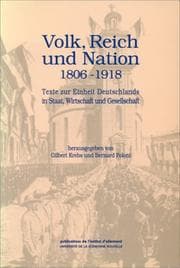 Tapa de Volk, Reich und Nation, 1806-1918