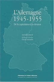 Tapa de L'Allemagne, 1945-1955