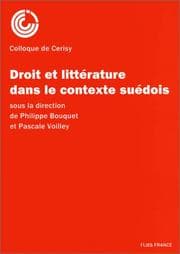 Tapa de Droit et littérature dans le contexte suédois