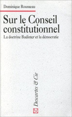 Tapa de Sur le Conseil constitutionnel
