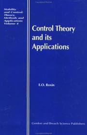Tapa de Control theory and its applications