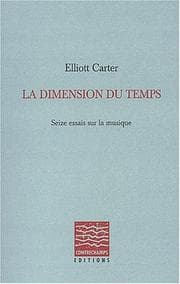 Tapa de La dimension du temps