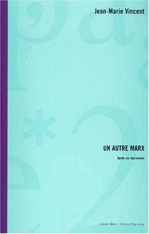 Tapa de Un Autre Marx