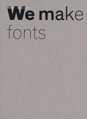 Tapa de ECAL--typographie