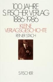 Tapa de 100 Jahre S. Fischer Verlag, 1886-1986