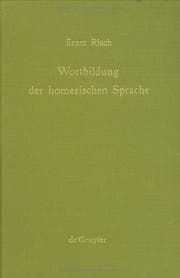 Tapa de Wortbildung der homerischen sprache