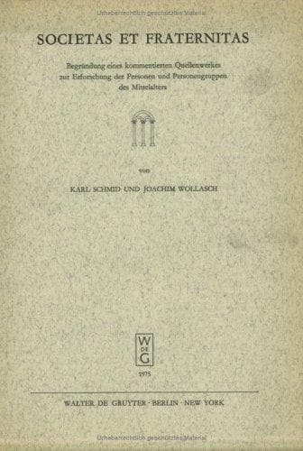 Tapa de Societas et fraternitas