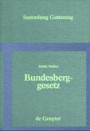 Tapa de Bundesberggesetz
