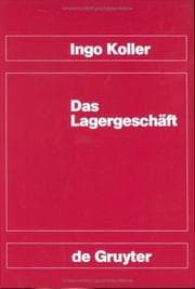 Tapa de Das Lagergeschäft