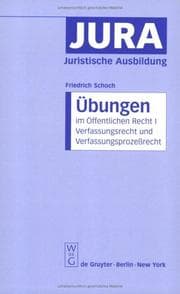 Tapa de Übungen im Öffentlichen Recht, Bd.1, Verfassungsrecht und Verfassungsprozeßrecht