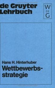 Tapa de Wettbewerbsstrategie