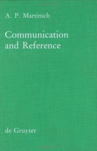 Tapa de Communication and reference