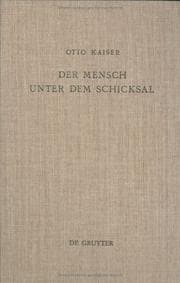 Tapa de Der Mensch unter dem Schicksal