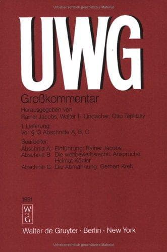 Tapa de UWG