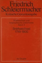 Tapa de Friedrich Daniel Ernst Schleiermacher: Kritische Gesamtausgabe
