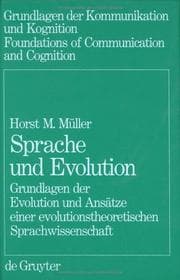 Tapa de Sprache Und Evolution