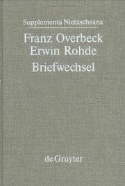 Tapa de Franz Overbeck: Erwin Rohde