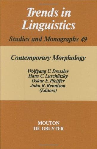 Tapa de Contemporary morphology