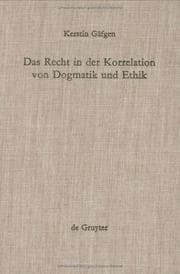 Tapa de Das Recht in der Korrelation von Dogmatik und Ethik