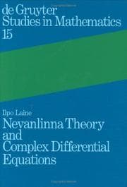 Tapa de Nevanlinna theory and complex differential equations