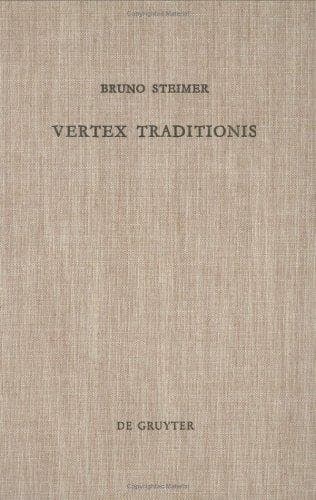 Tapa de Vertex traditionis