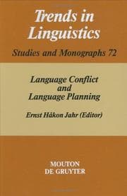 Tapa de Language conflict and language planning