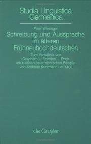 Tapa de Schreibung und Aussprache im älteren Frühneuhochdeutschen