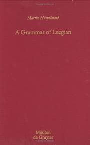 Tapa de A grammar of Lezgian