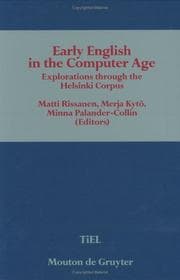 Tapa de Early English in the computer age