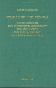 Tapa de Symmachie Und Spondai