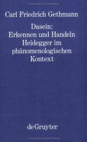 Tapa de Dasein, Erkennen und Handeln