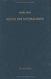 Tapa de Kritik des Naturalismus