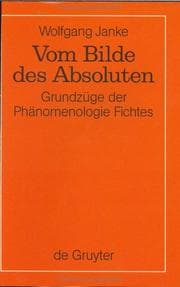 Tapa de Vom Bilde des Absoluten