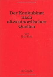 Tapa de Der Konkubinat nach altwestnordischen Quellen