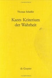 Tapa de Kants Kriterium der Wahrheit