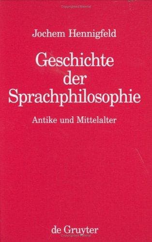 Tapa de Geschichte der Sprachphilosophie