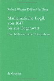 Tapa de Mathematische Logik von 1847 bis zur Gegenwart