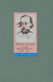 Tapa de Unechte Korrespondenzen (Schriften Der Theodor Fontane Gesellschaft)
