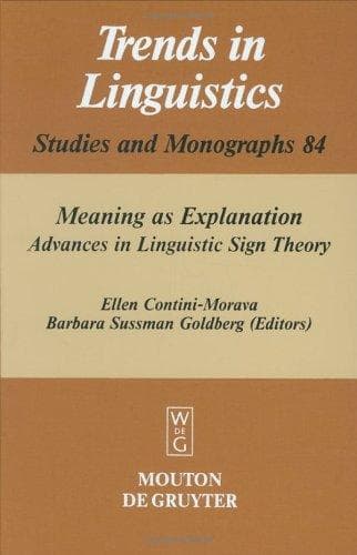 Tapa de Meaning as explanation