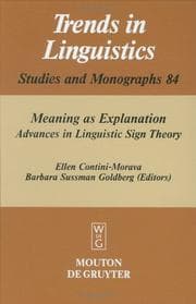 Tapa de Meaning as explanation