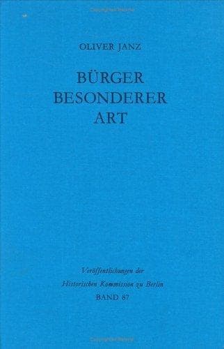 Tapa de Bürger besonderer Art