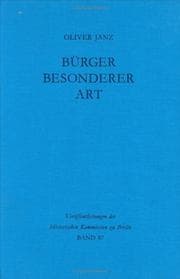 Tapa de Bürger besonderer Art