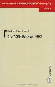 Tapa de Die AGB-Banken 1993