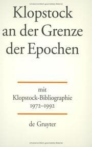 Tapa de Klopstock an der Grenze der Epochen