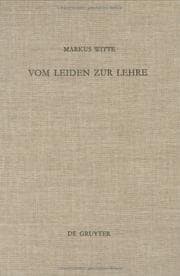 Tapa de Vom Leiden zur Lehre