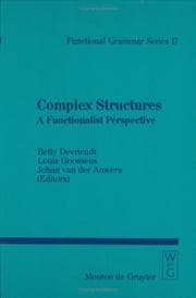 Tapa de Complex structures
