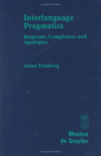 Tapa de Interlanguage Pragmatics