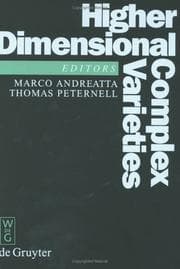 Tapa de Higher dimensional complex varieties