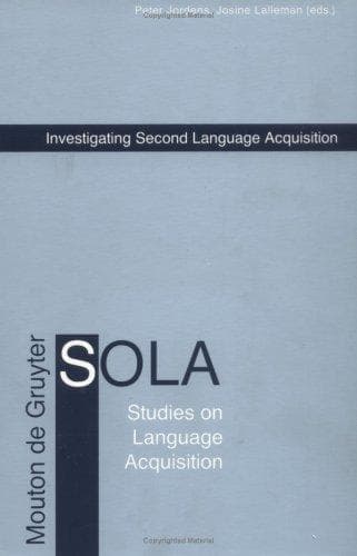 Tapa de Investigating second language acquisition